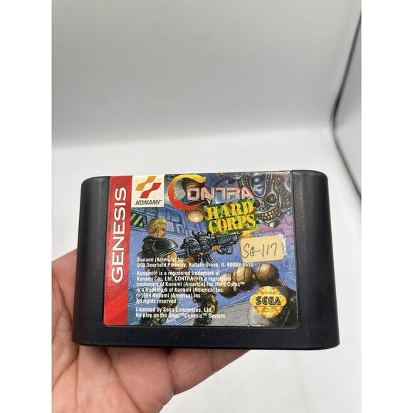 Contra: Hard Corps Sega Genesis Cartridge & Box Only Great Shape Tested & Workin - Picture 6 of 14